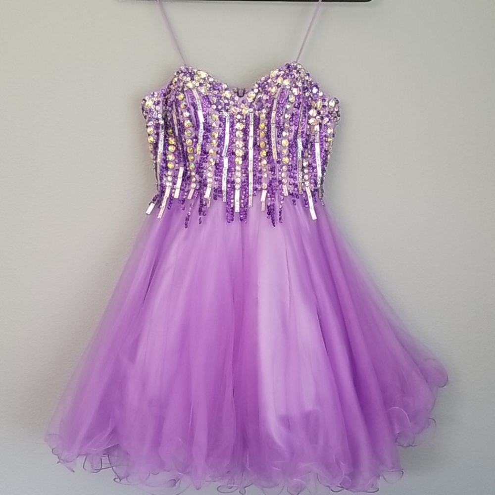 Short Homecoming dress.